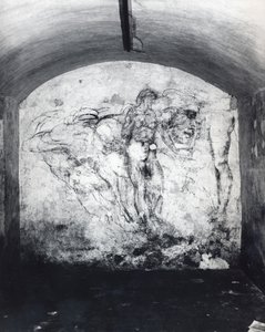 Wall drawing of figures, c.1530